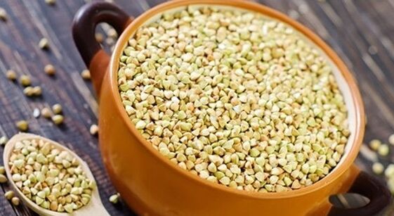 Diet with green buckwheat