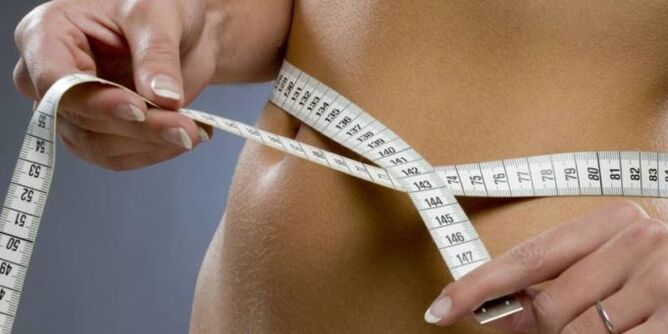 measuring the waist when losing weight